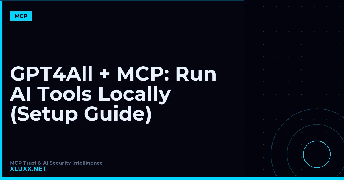 GPT4All + MCP: Run AI Tools Locally (Setup Guide)